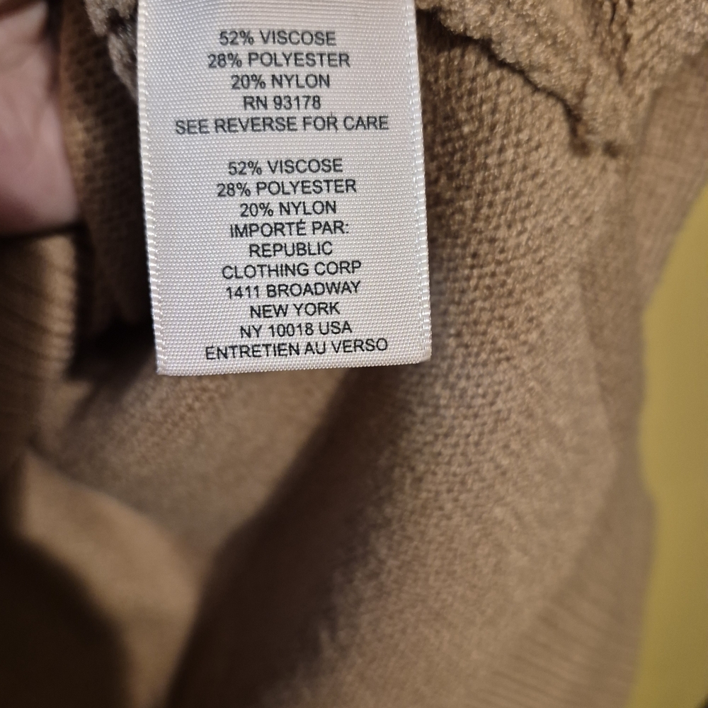 Philosophy Tan V-Neck Sweater - Picture 5 of 7